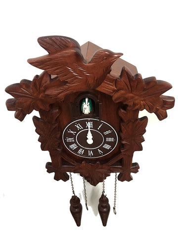 Rylai cuckoo clock chime dial reveals traditional timekeeping details.