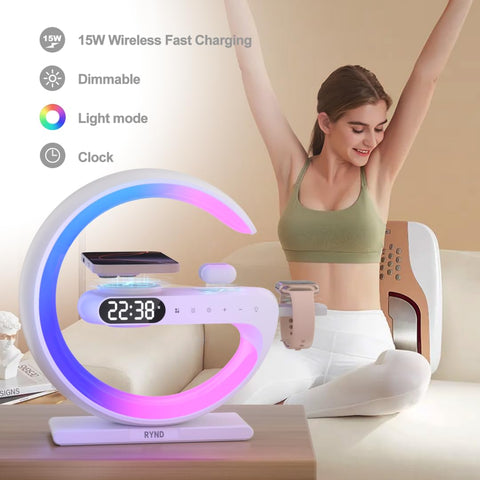RYND seven-color ambient light for mood and focus.