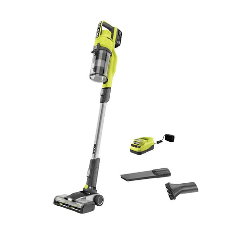 RYOBI Pacroban ONE+ 18V in-use scene showing quick, versatile cleaning for daily messes