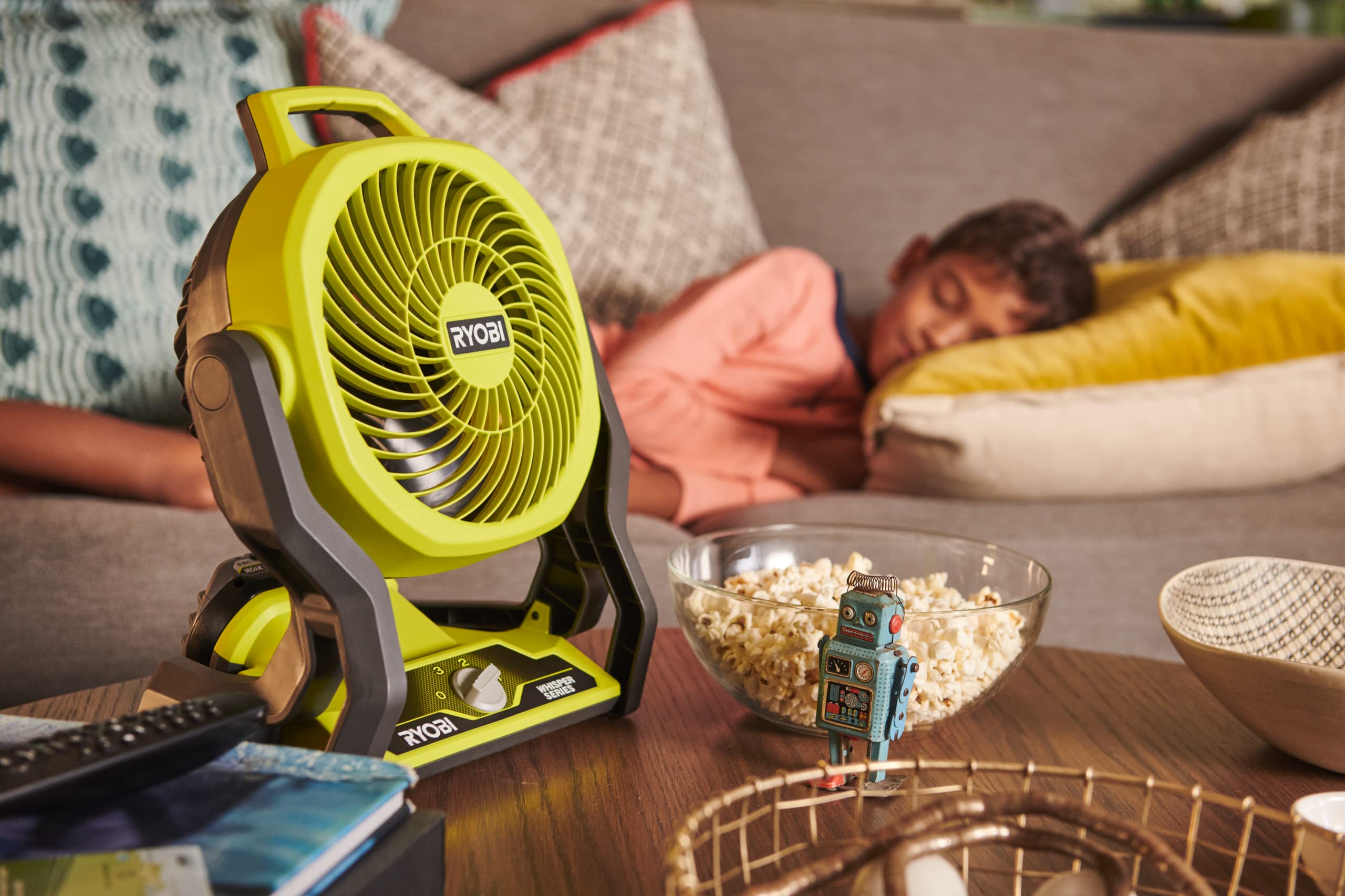 RYOBI RF18-0 Whisper Series provides quiet operation for focused work and relaxation.