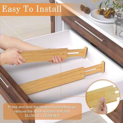 Ryqtop easy-clean bamboo finish wipes clean with a damp cloth.