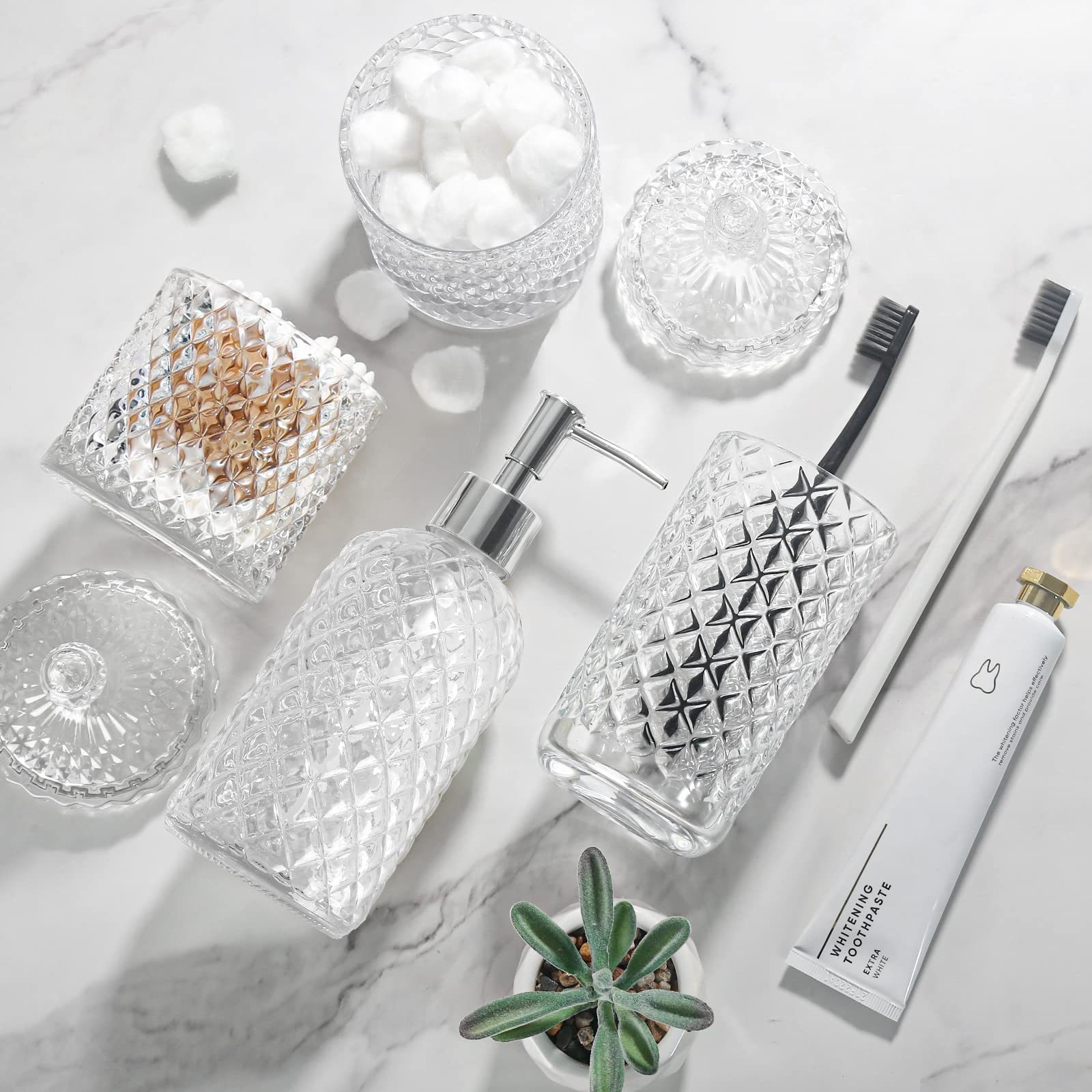 RYTOXILO diamond-set on vanity complements modern bathroom decor