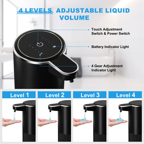 RYTOXILO IPX5 waterproof design keeps disperser protected in damp spaces like sinks.