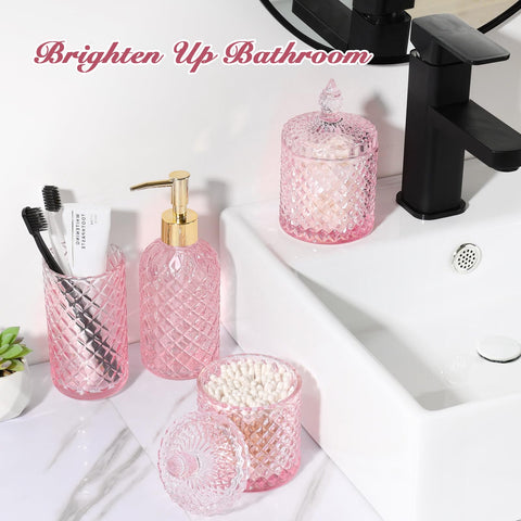 RYTOXILO pink diamond pattern detail catches light for a luxe touch