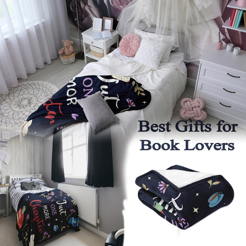 Ryubein book lovers gift blanket features exquisite pattern