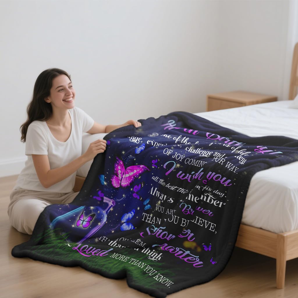 Ryubein Sweet 16 blanket soft flannel texture offers cozy warmth for evenings