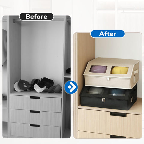 RZMAYIS adjustable partitions help separate hats or items as needed