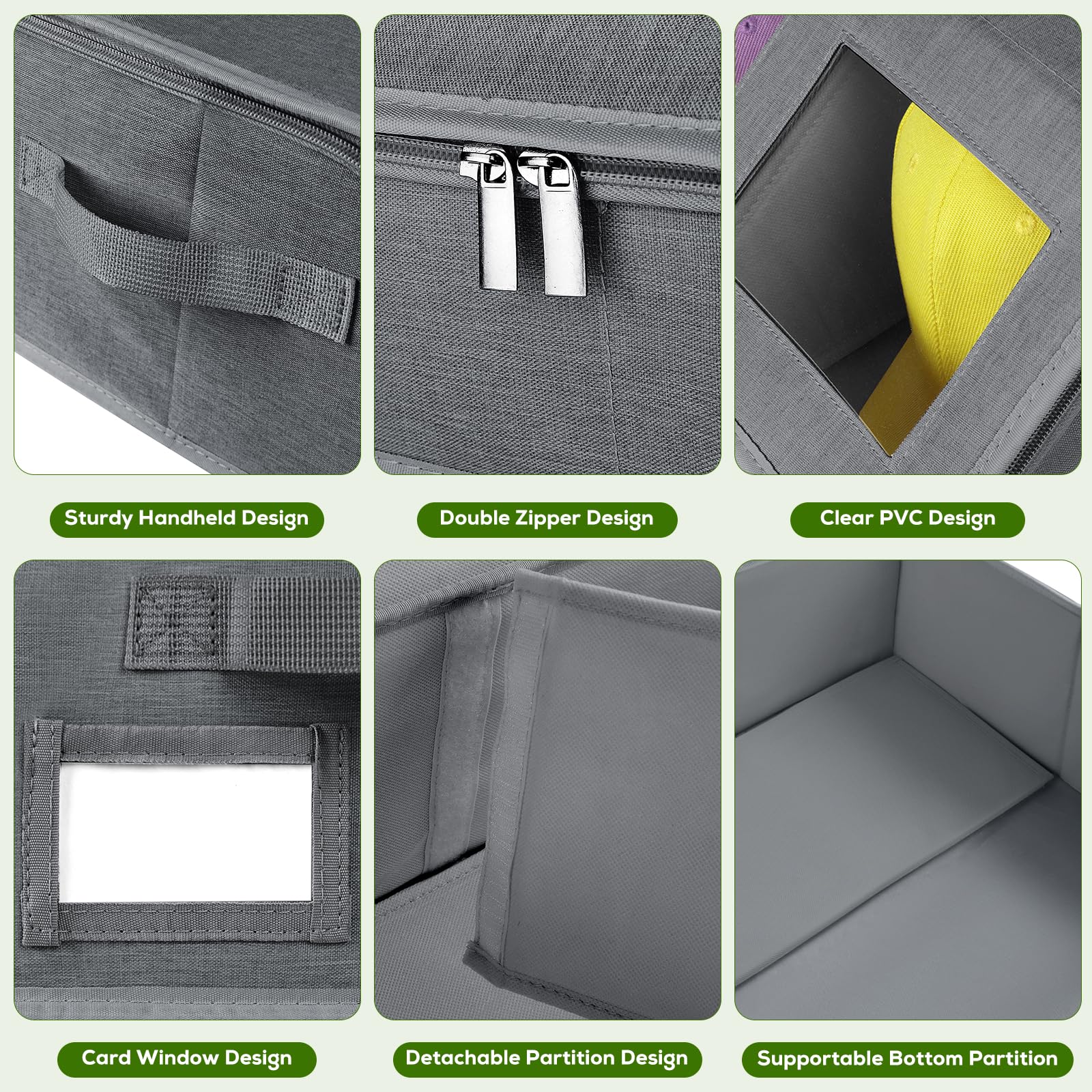 RZMAYIS hat storage folds flat for compact travel storage