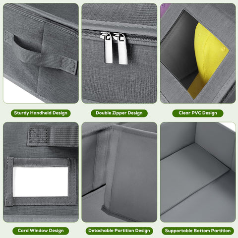 RZMAYIS hat storage folds flat for compact travel storage