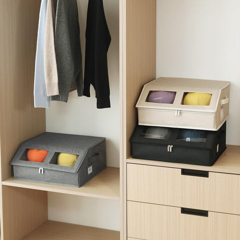 RZMAYIS hat storage stackable closet organizer saves space and simplifies inventory