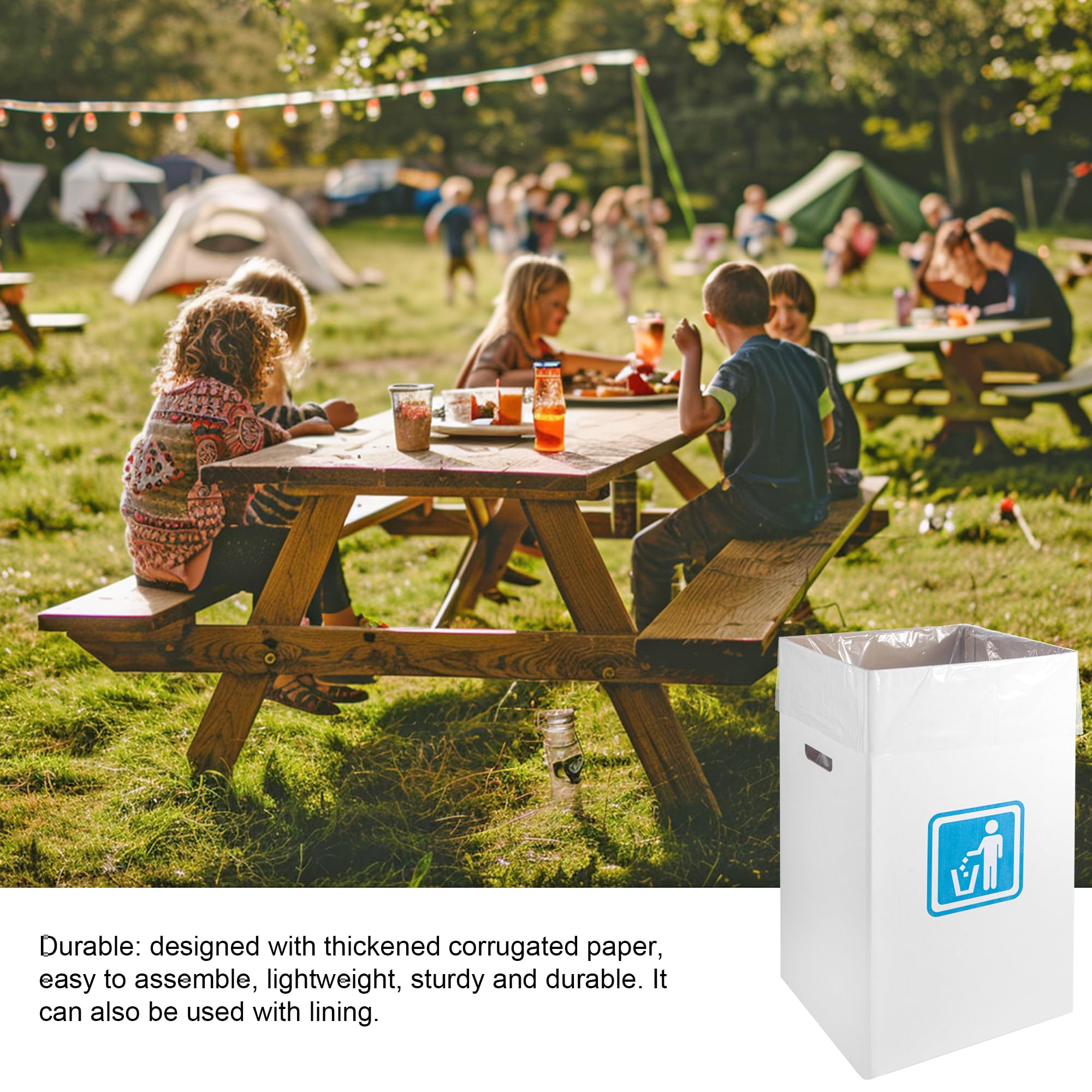 rzoixuur outdoor event trash bin ideal for weddings and gatherings