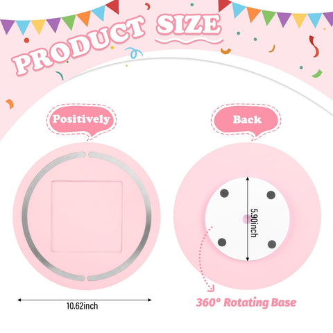 RZYLKA Pink kids room decor that doubles as a functional display.