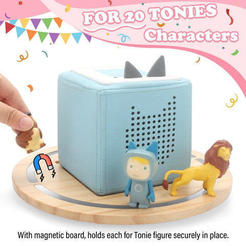 RZYLKA Tonies figures magnetic holding keeps characters firmly in place.