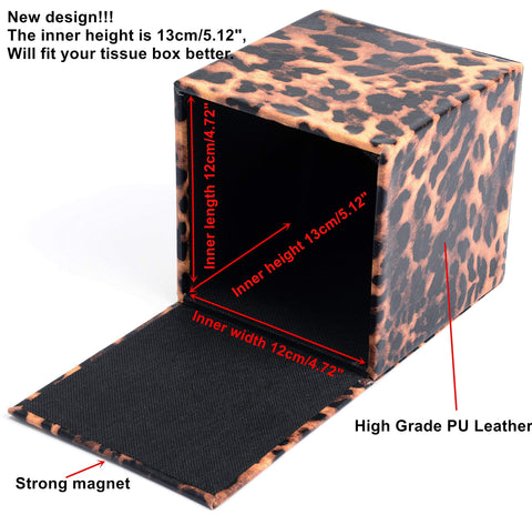 S Forever home decor cube tissue box suits office, car, and living spaces.