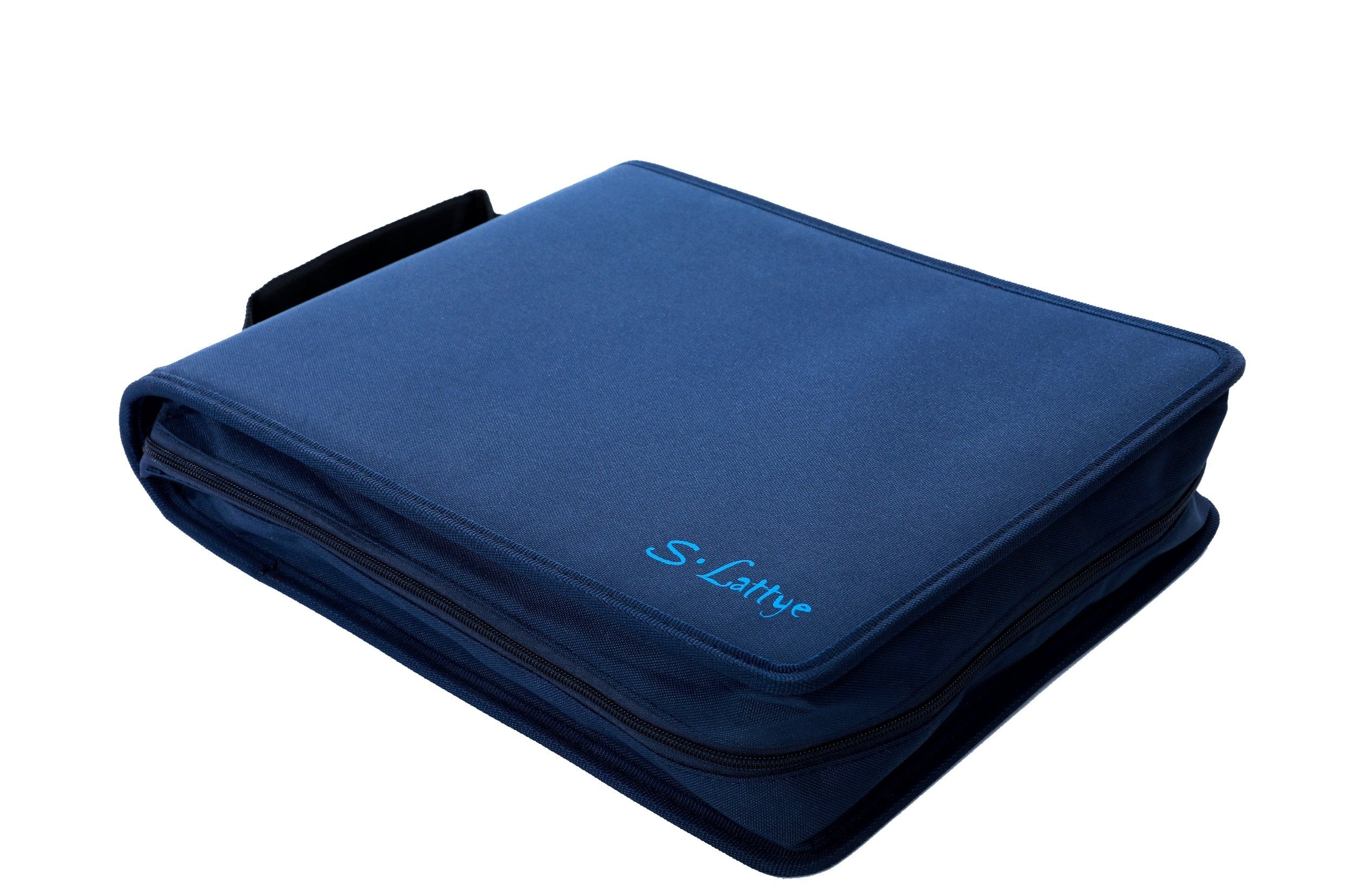 S·Lattye portable carrying binder for on-the-go media organization