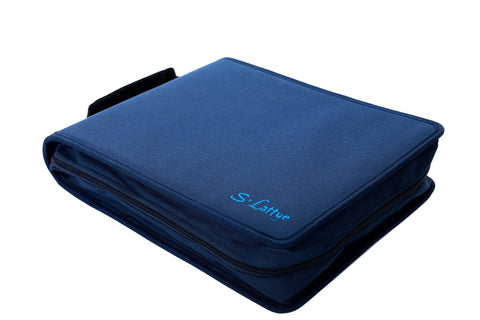 S·Lattye portable carrying binder for on-the-go media organization