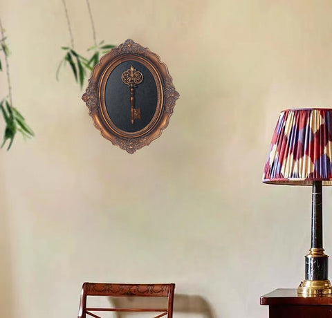 S-MANTIS resin wall decor offers durable, lightweight mounting for easy hanging.