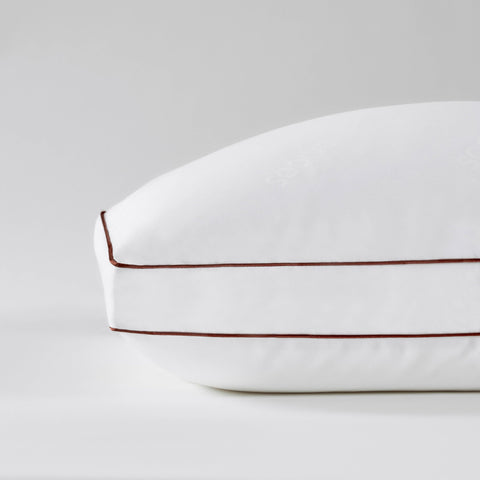 Saatva latex pillow queen high loft 6in core offers elevated neck support