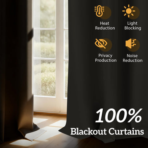 SABALANICA grommet drapes in charcoal grey with smooth sliding