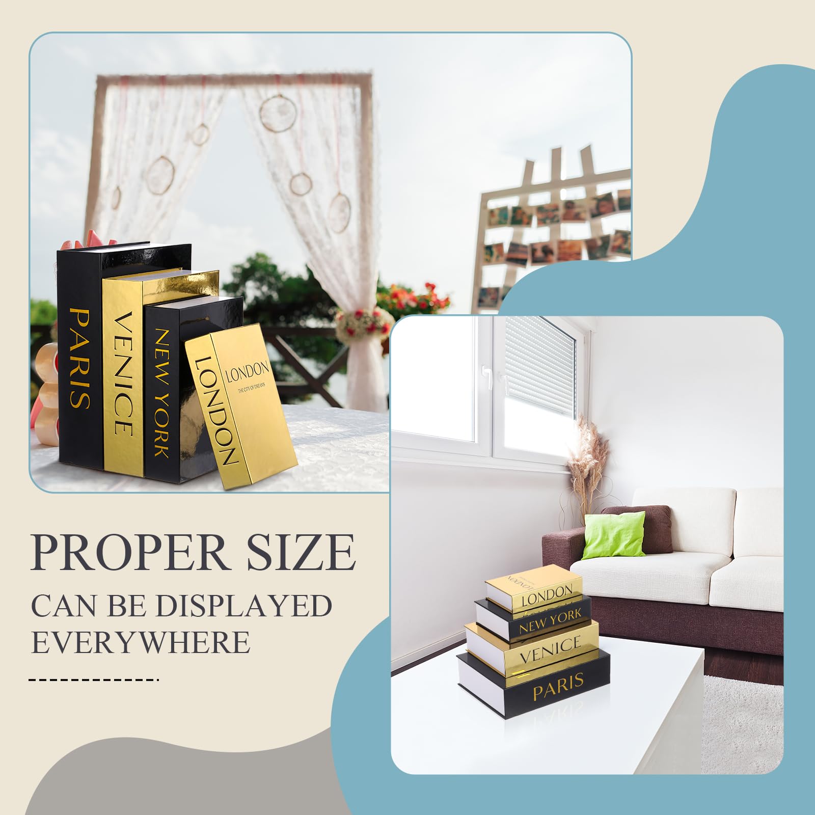 Sabary storage boxes hold small keepsakes like jewelry and photos neatly.