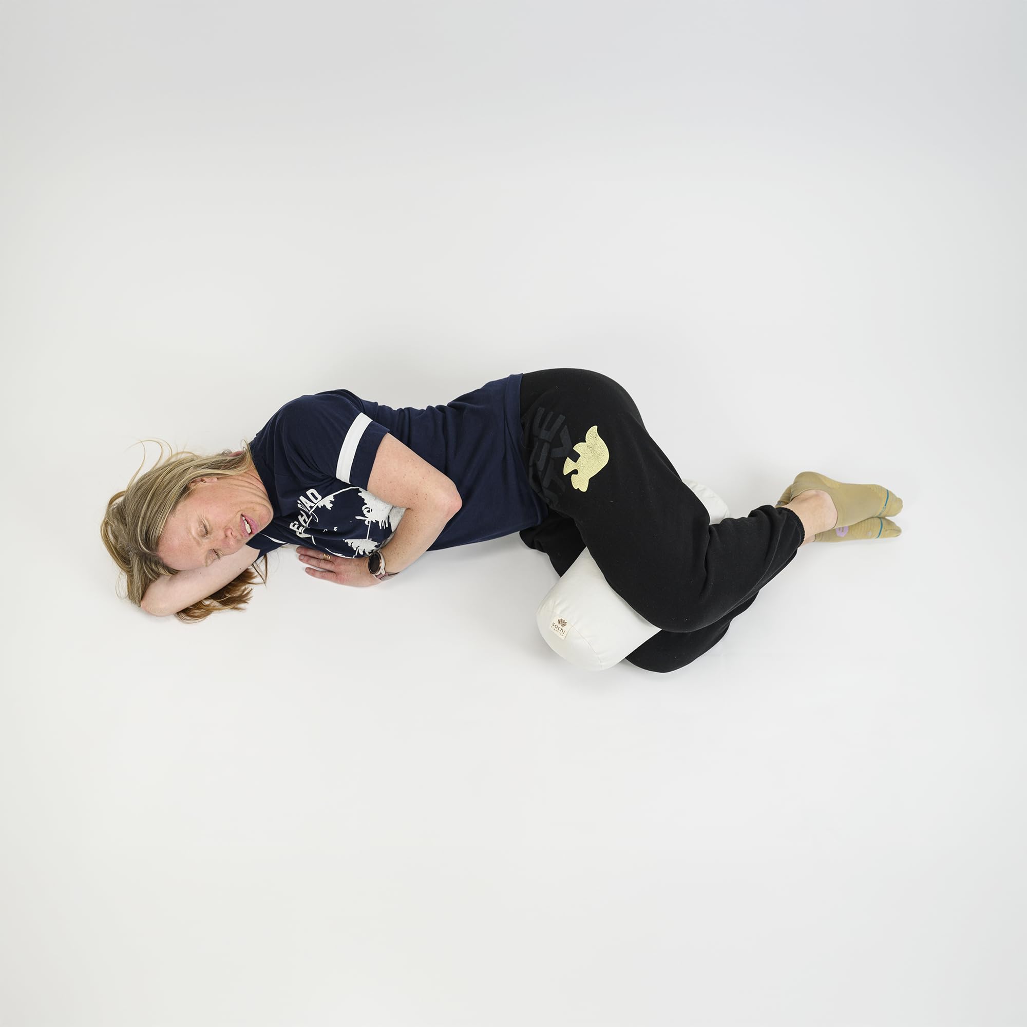 Sachi Organics Buckwheat Cylinder Neck Pillow handmade in USA for quality craftsmanship.