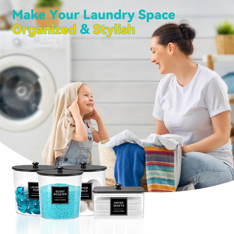 SACIOVEE multiuse storage solutions for laundry and small items.