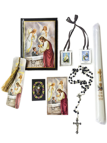 Sacred Traditions mass book for guiding prayers during First Communion