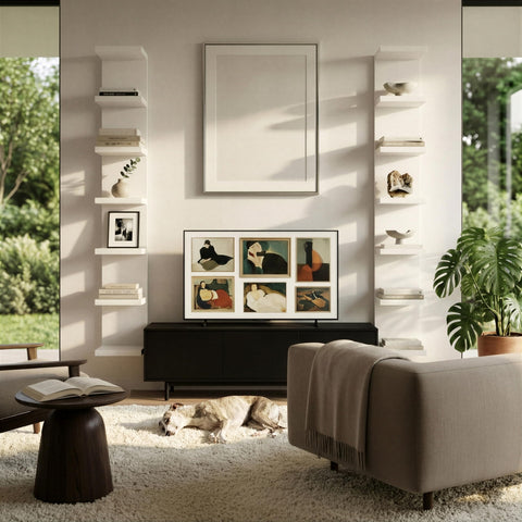 SADIELIFE space-saving shelving solution elevates room organization and aesthetics.