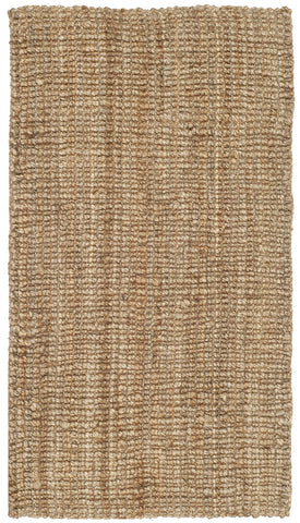 SAFAVIEH natural brown jute rug texture detail suitable for rustic interiors.