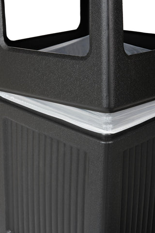 Safco Canmeleon open-dome-top 6-inch opening for easy drop-in disposal