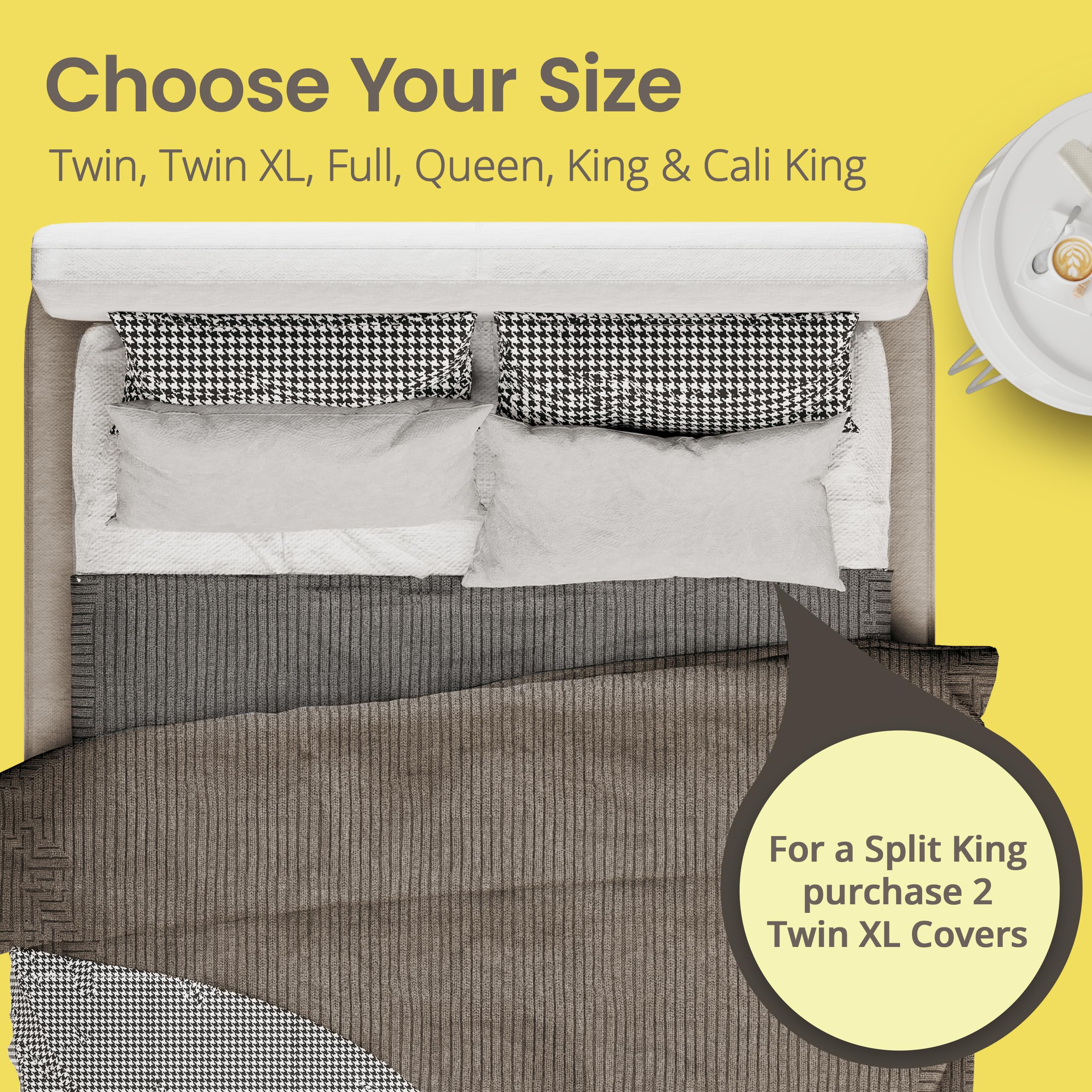 SafeRest luxury protector keeps your bed fresh for daily use