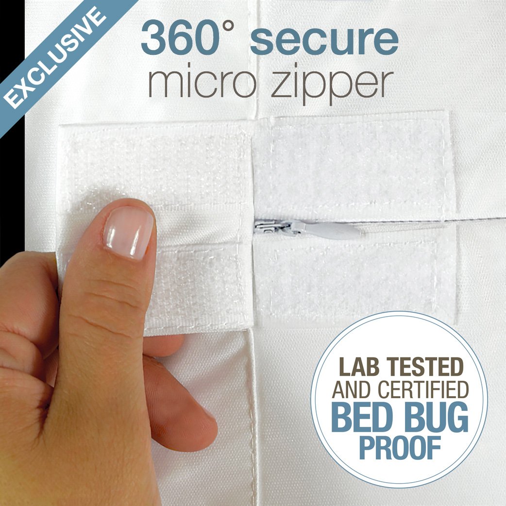 SafeRest waterproof membrane keeps spills and sweat from reaching the mattress.