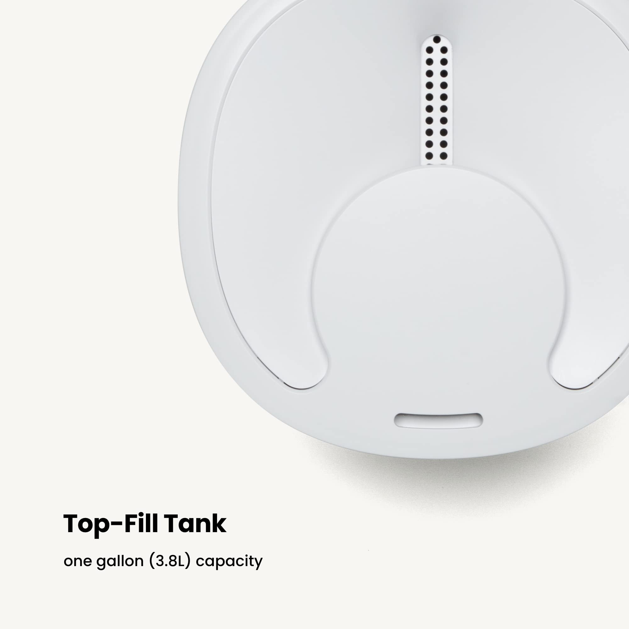 Safety 1st Connected Smart Humidifier runs up to 24 hours on a single fill.