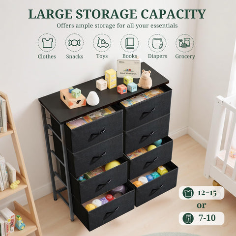 SageNest compact dresser fits small spaces while maximizing storage.