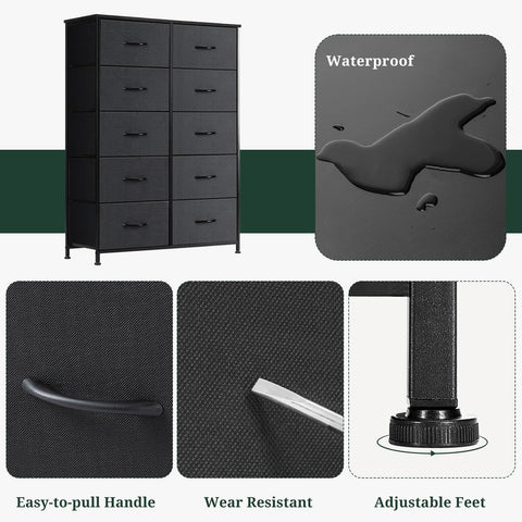 SageNest compact wide dresser fits small spaces without sacrificing storage