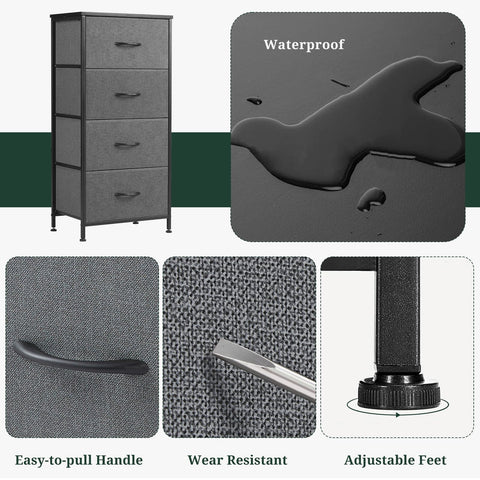 SageNest dorm room nightstand is compact and space efficient.