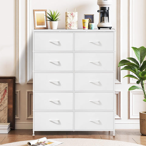 SageNest fabric drawers provide breathable, lightweight storage in a modern frame.