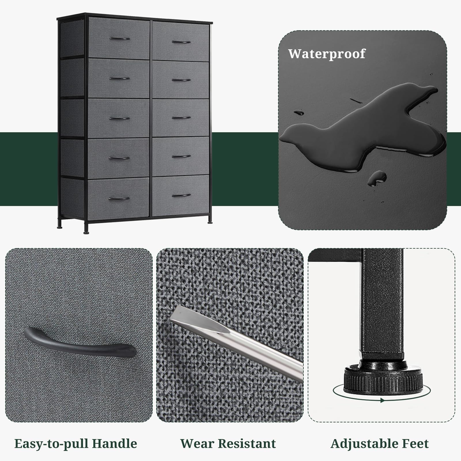 Easy assembly with included tools and instructions.