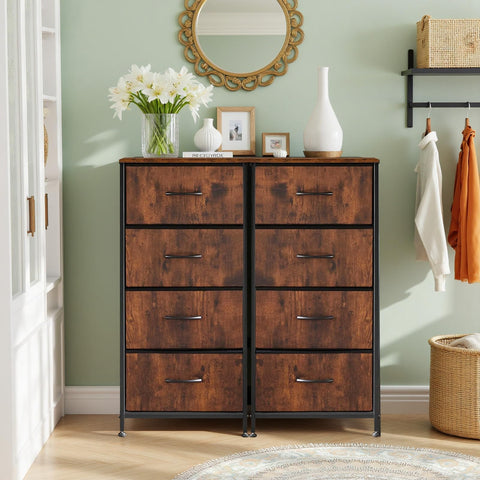 SageNest end table with wooden top and steel frame for durable bedside surface.