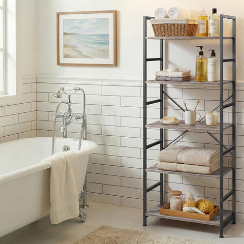 SageNest kitchen display storage bookcase fits cookbooks and spices