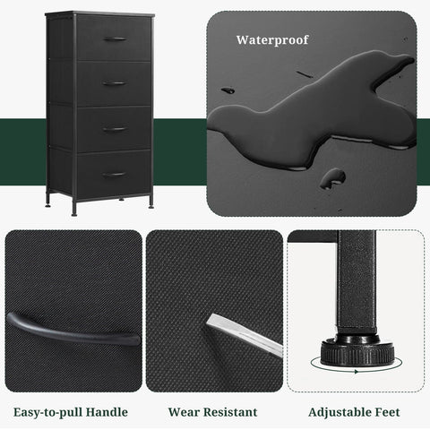 SageNest nightstand fits bedside, dorm, or entryway for compact storage.