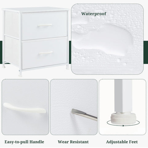 SageNest nightstand compact design saves space in small rooms