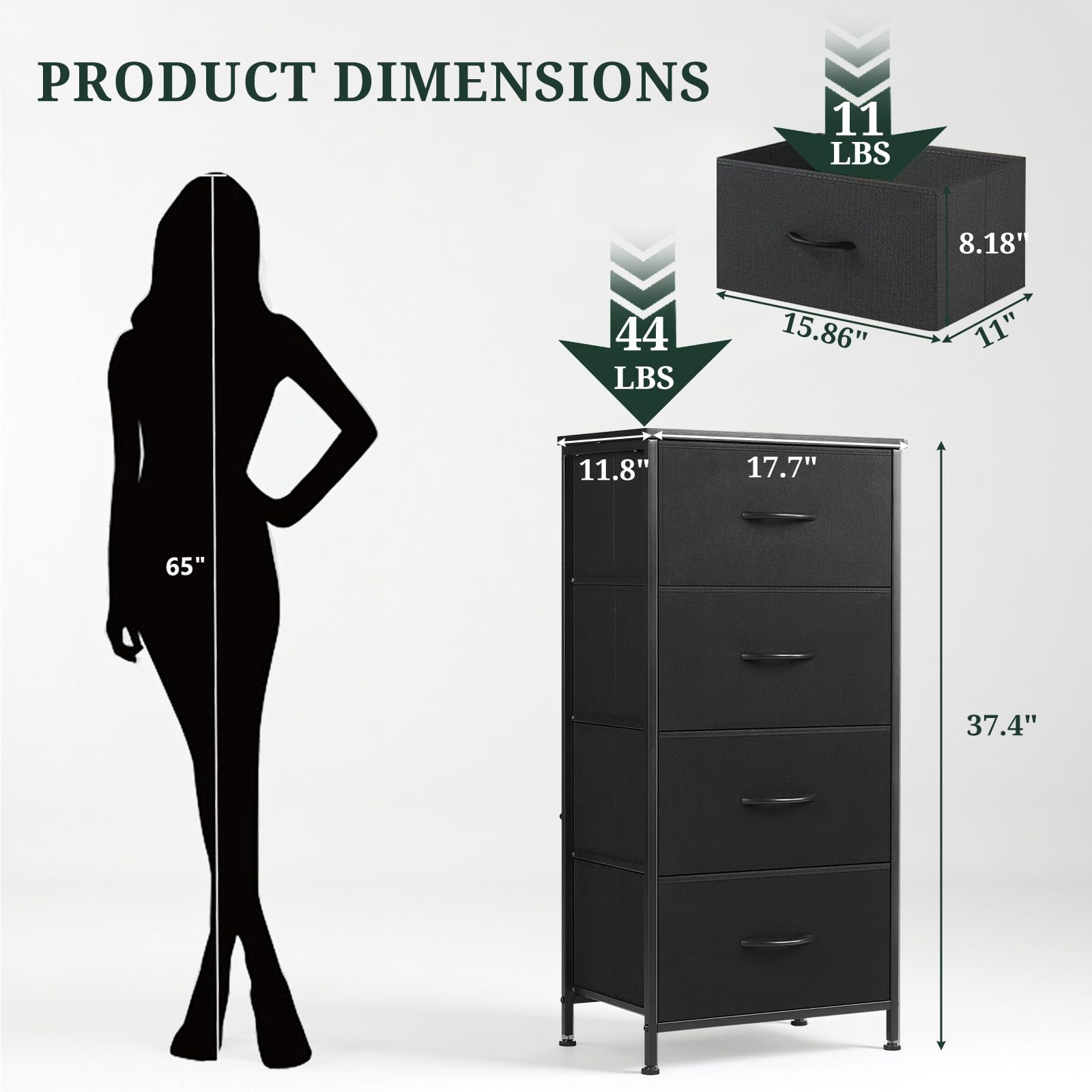 SageNest nightstand steel frame delivers durable, stable support.