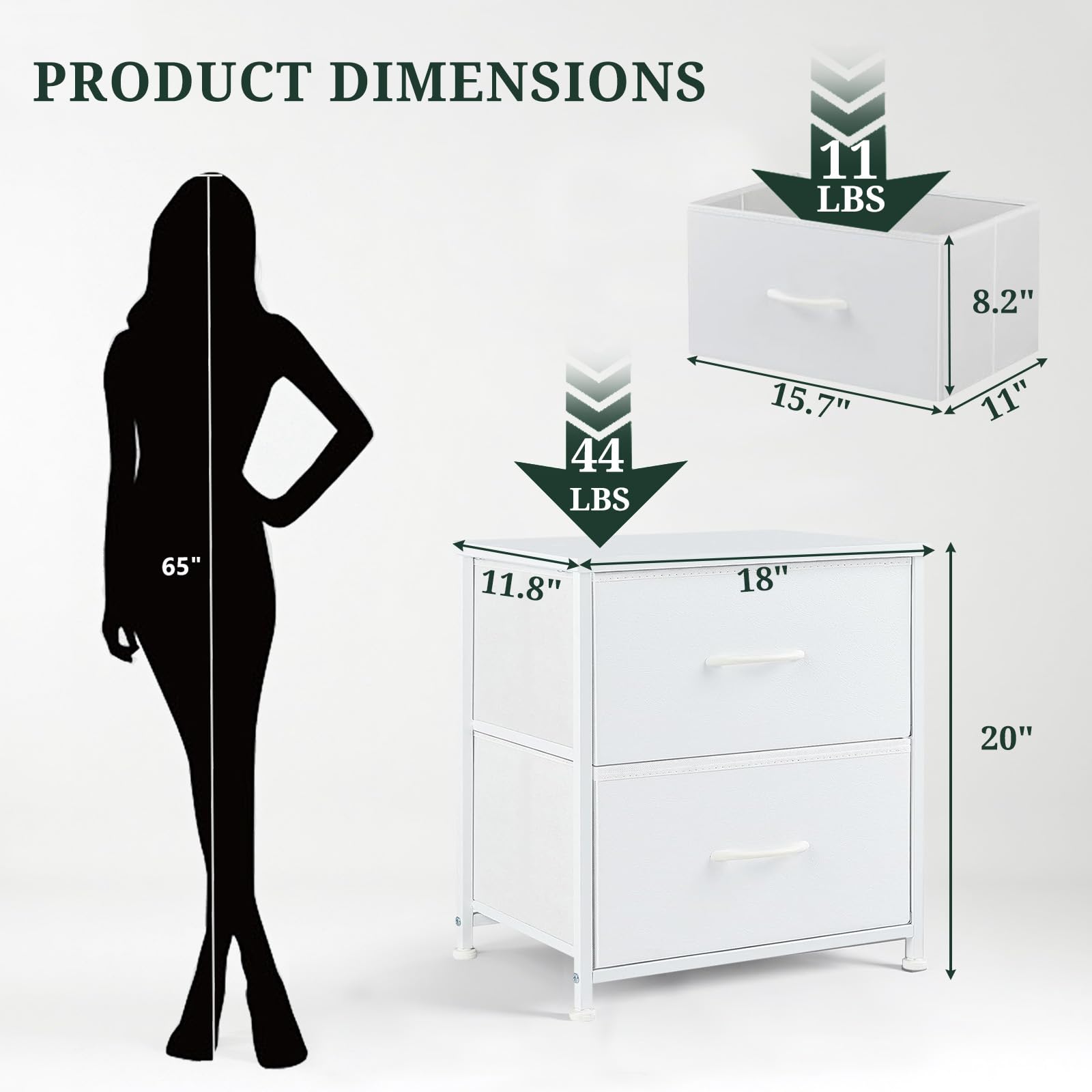 SageNest nightstand wooden top offers a durable surface for drinks and decor