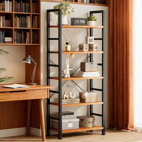 SageNest open shelves displaying books and decor with easy access and visual appeal