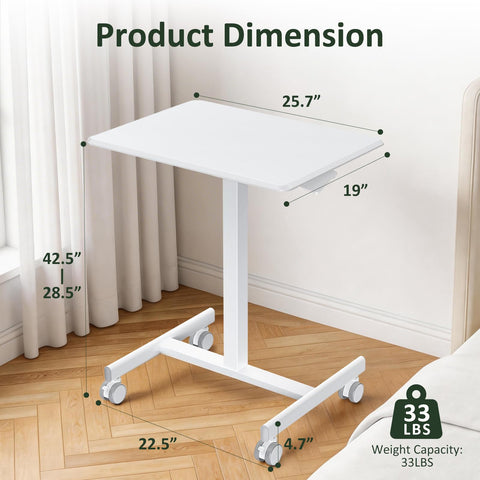 SageNest portable desk features quick height changes for sit-stand tasks.