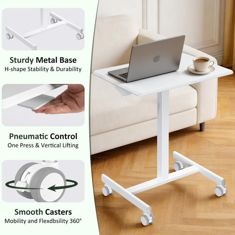 SageNest sturdy steel frame ensures a stable surface.
