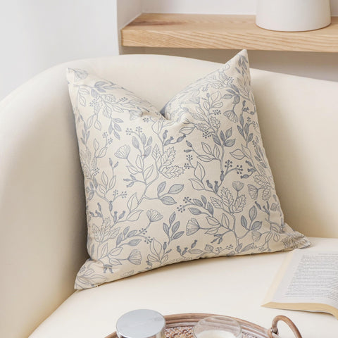 SageSelvas coastal blue cotton fabric close-up, breathable and comfortable.
