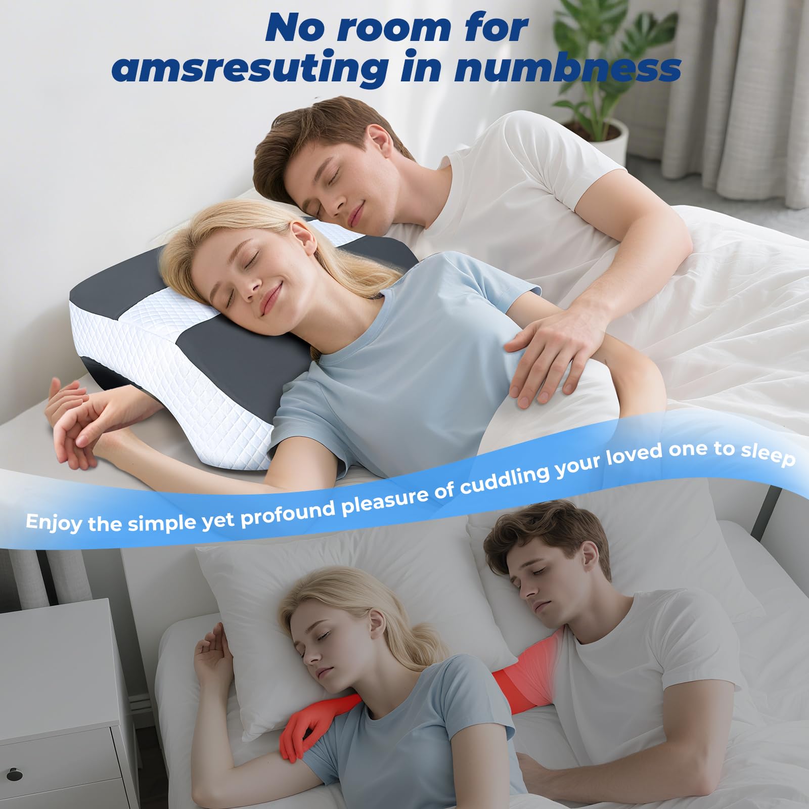 SAHEYER memory foam contours to your shape for personalized support.