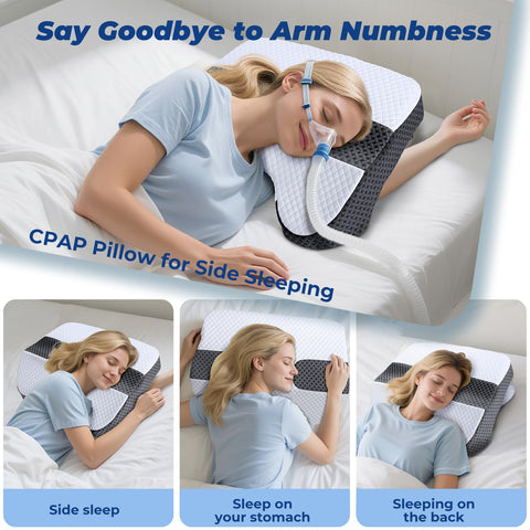 SAHEYER breathable mesh pillowcase keeps you cool and comfy.